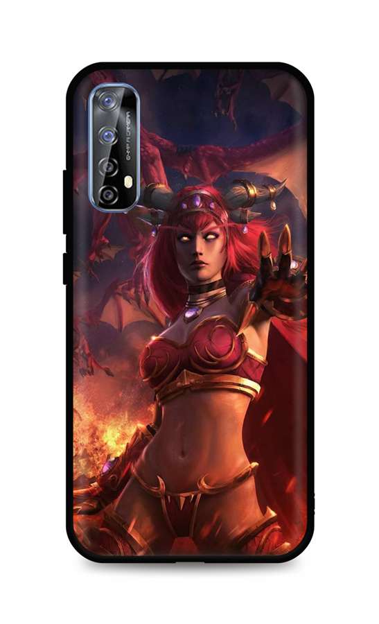 Zadní silikonový kryt DARK na mobil Realme 7 Heroes Of The Storm