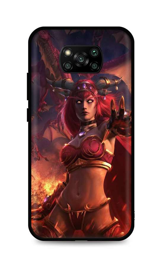 Zadní silikonový kryt DARK na mobil Xiaomi Poco X3 Pro Heroes Of The Storm