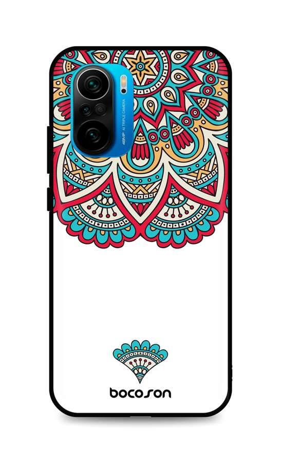 Zadní 3D silikonový kryt na mobil Xiaomi Poco F3 Barevný motiv
