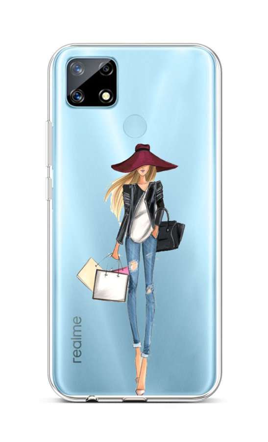Zadní silikonový kryt na mobil Realme 7i Lady 2