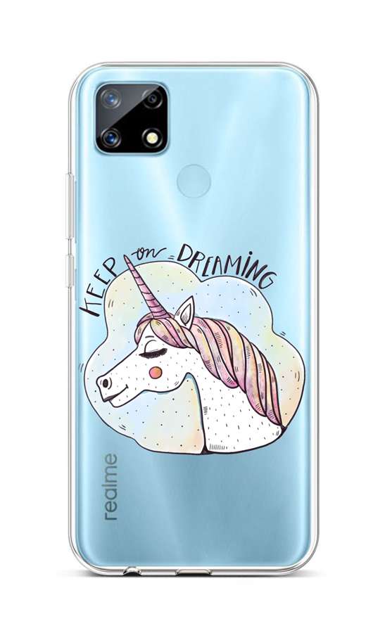 Zadní silikonový kryt na mobil Realme 7i Dreaming