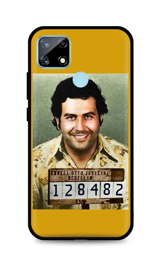 Zadní silikonový kryt DARK na mobil Realme 7i Pablo Escobar