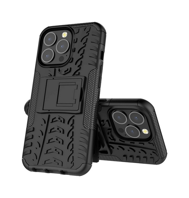 Zadní ultra odolný kryt TopQ na mobil iPhone 13 Pro Max černý