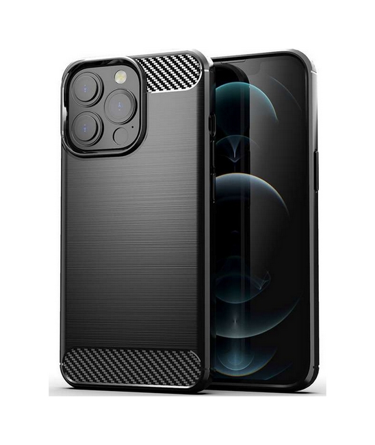 Zadní silikonový kryt TopQ na mobil iPhone 13 Pro černý