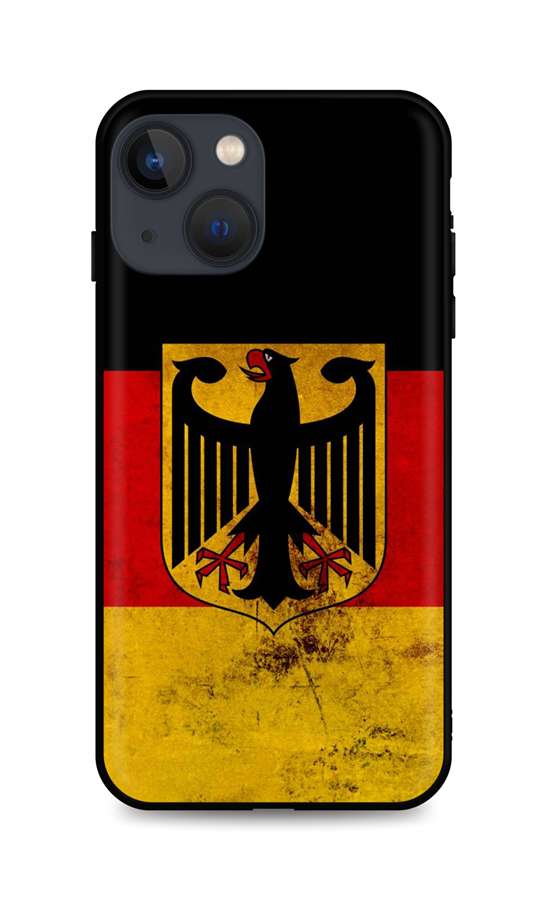 Zadní silikonový kryt TopQ DARK na mobil iPhone 13 mini Germany
