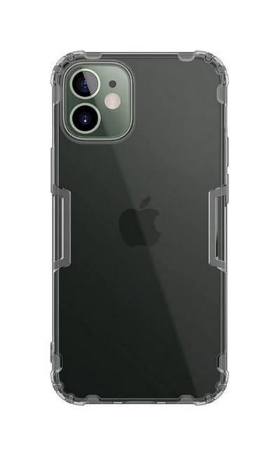 Zadní silikonový kryt Nillkin na mobil iPhone 12 mini tmavý