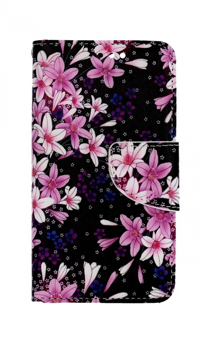 Knížkové pouzdro TopQ na mobil iPhone 13 mini Lilie