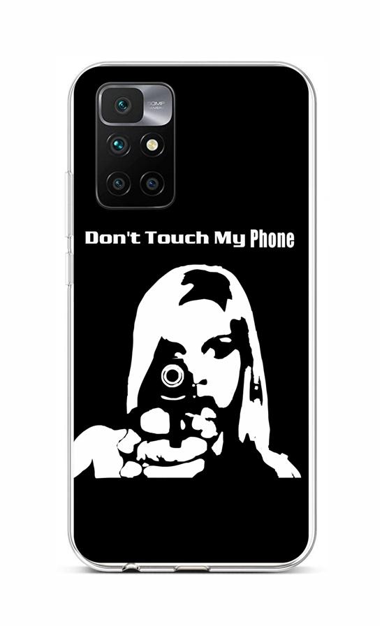 Zadní silikonový kryt TopQ na mobil Xiaomi Redmi 10 Don't Touch Gun