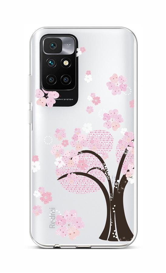 Zadní silikonový kryt TopQ na mobil Xiaomi Redmi 10 Cherry Tree