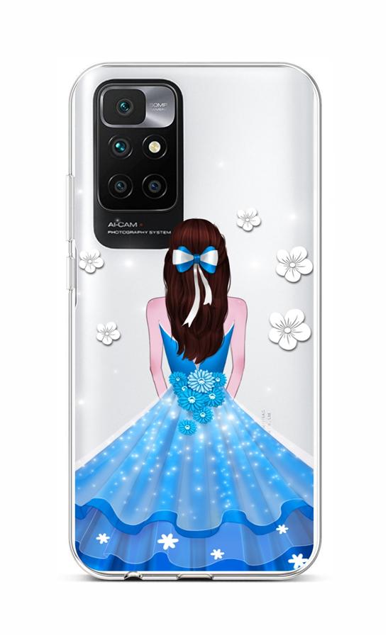 Zadní silikonový kryt TopQ na mobil Xiaomi Redmi 10 Blue Princess