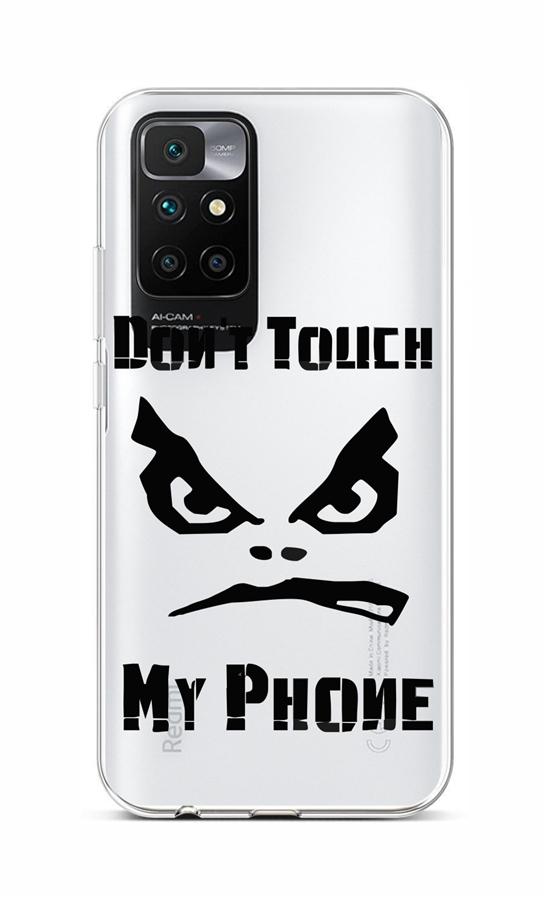 Zadní silikonový kryt TopQ na mobil Xiaomi Redmi 10 Don't Touch průhledný