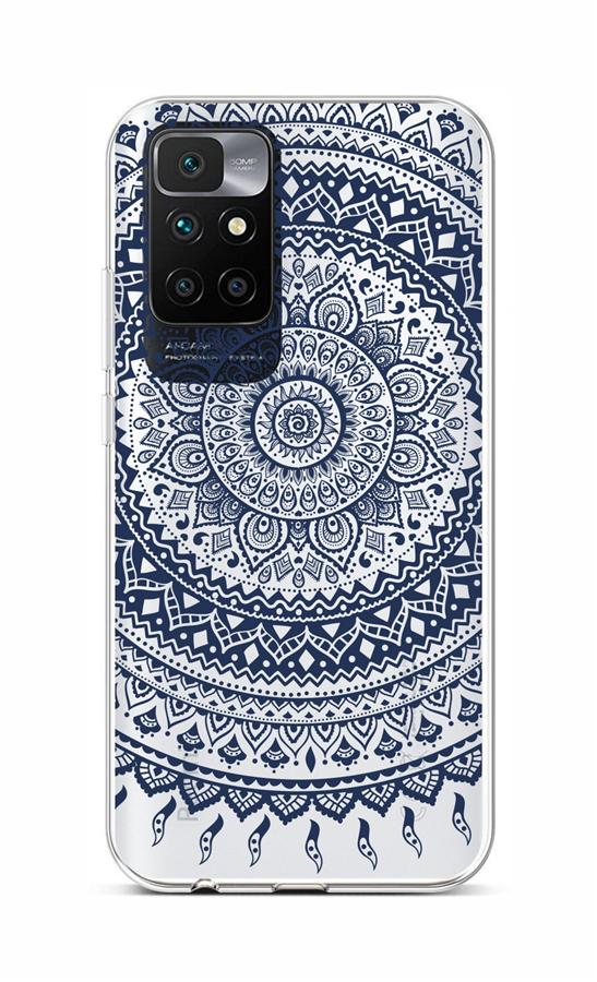 Zadní silikonový kryt TopQ na mobil Xiaomi Redmi 10 Navy Mandala