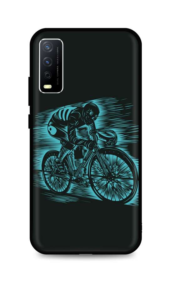 Zadní silikonový kryt TopQ DARK na mobil Vivo Y11s Speeding