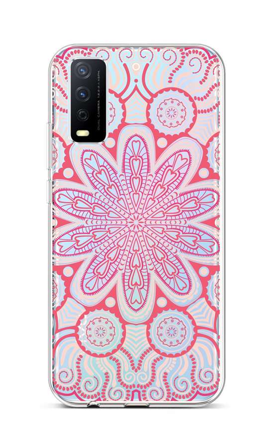 Zadní silikonový kryt TopQ na mobil Vivo Y20s Romantic Mandala