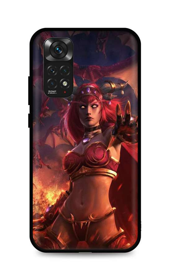 Zadní silikonový kryt TopQ DARK na mobil Xiaomi Redmi Note 11 Heroes Of The Storm