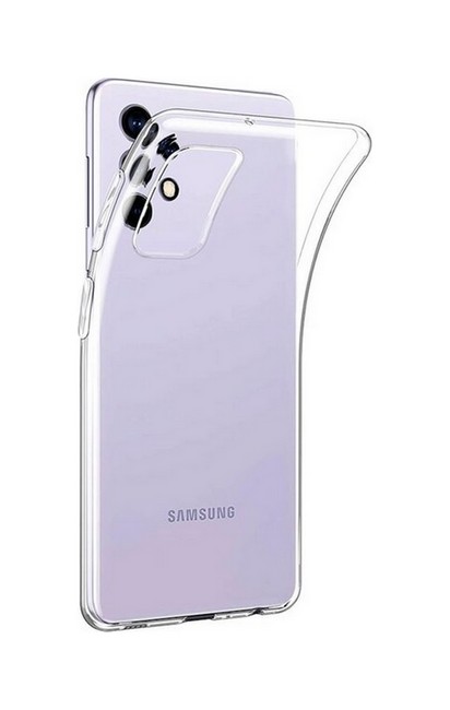 Zadní silikonový kryt Swissten Clear Jelly na mobil Samsung A32 5G průhledný