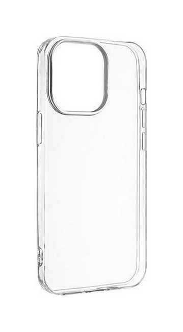 Ultratenký zadní silikonový kryt TopQ na mobil iPhone 13 Pro 0,5 mm průhledný