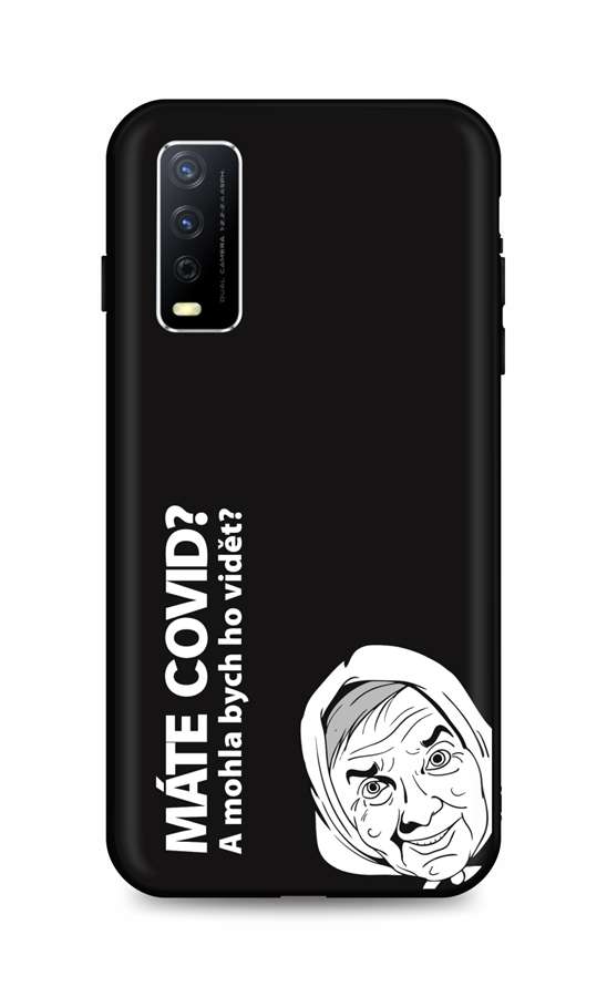 Zadní silikonový kryt TopQ DARK na mobil Vivo Y20s Můžu ho vidět?