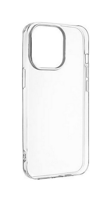 Zadní silikonový kryt TopQ na mobil iPhone 13 Pro Max 2 mm průhledný