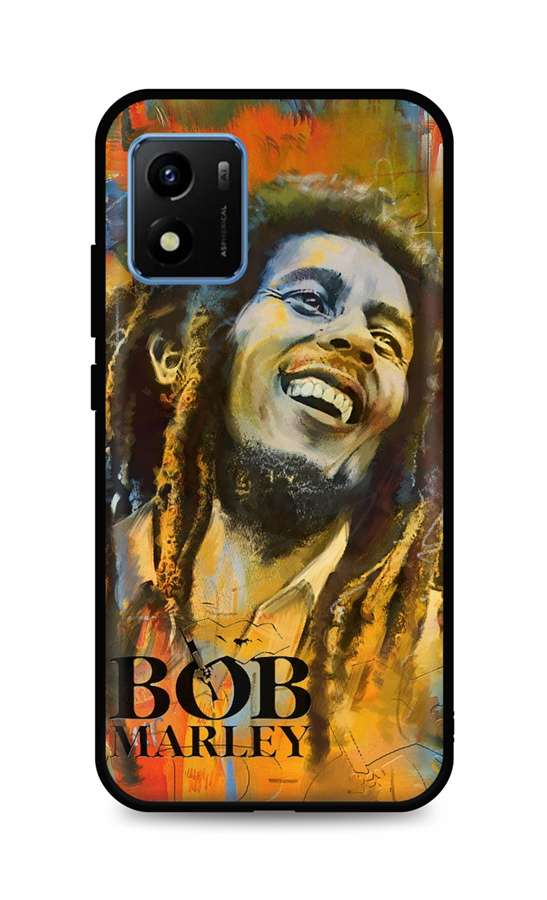 Zadní silikonový kryt TopQ DARK na mobil Vivo Y01 Bob Marley