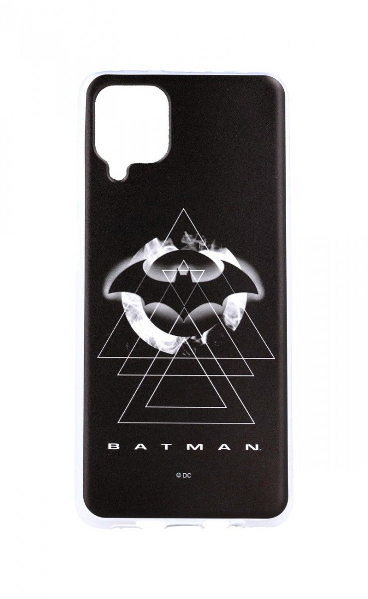 Zadní silikonový kryt TopQ na mobil Samsung A12 Batman černobílý