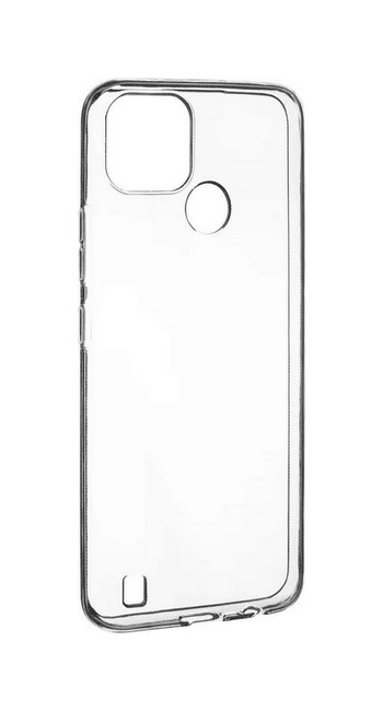 Zadní silikonový kryt TopQ na mobil Realme C21Y 1 mm průhledný