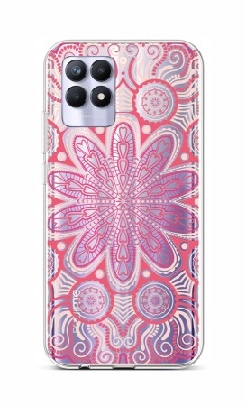 Zadní silikonový kryt TopQ na mobil Realme 8i Romantic Mandala