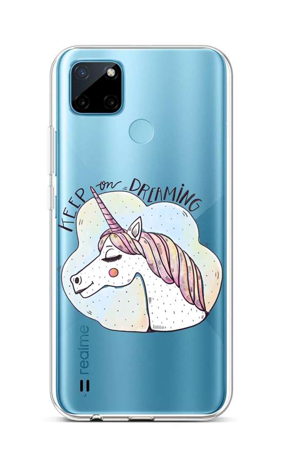 Zadní silikonový kryt TopQ na mobil Realme C21Y Dreaming