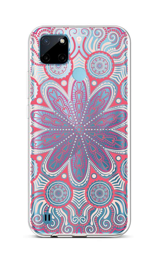 Zadní silikonový kryt TopQ na mobil Realme C21Y Romantic Mandala