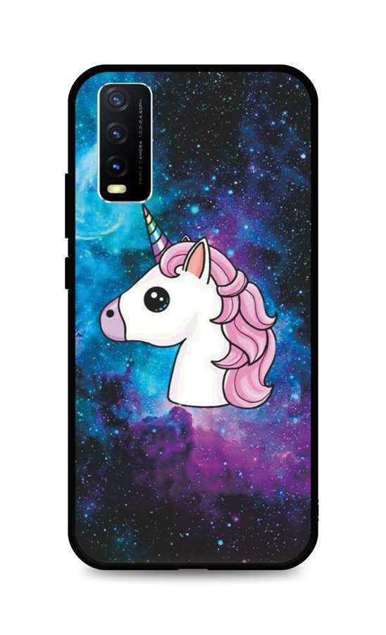 Zadní pevný kryt TopQ LUXURY na mobil Vivo Y20s Space Unicorn
