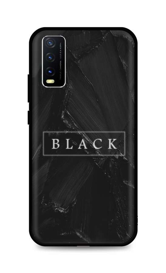 Zadní pevný kryt TopQ LUXURY na mobil Vivo Y20s Black
