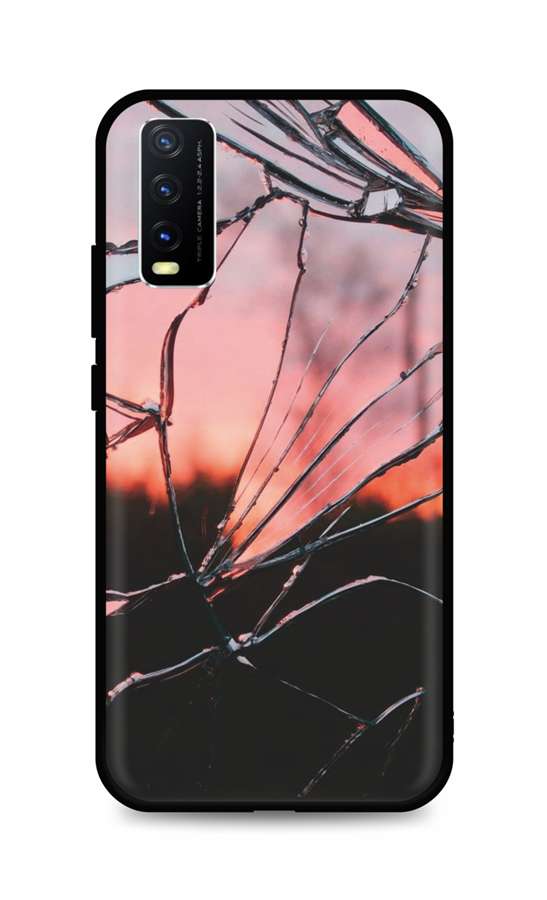 Zadní pevný kryt TopQ LUXURY na mobil Vivo Y20s Pink Broken