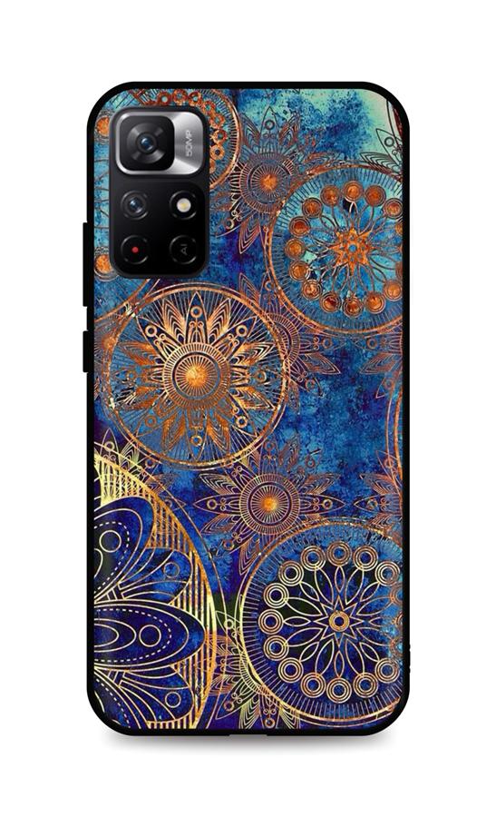 Zadní 3D silikonový kryt TopQ na mobil Xiaomi Poco M4 Pro 5G Modrý orient
