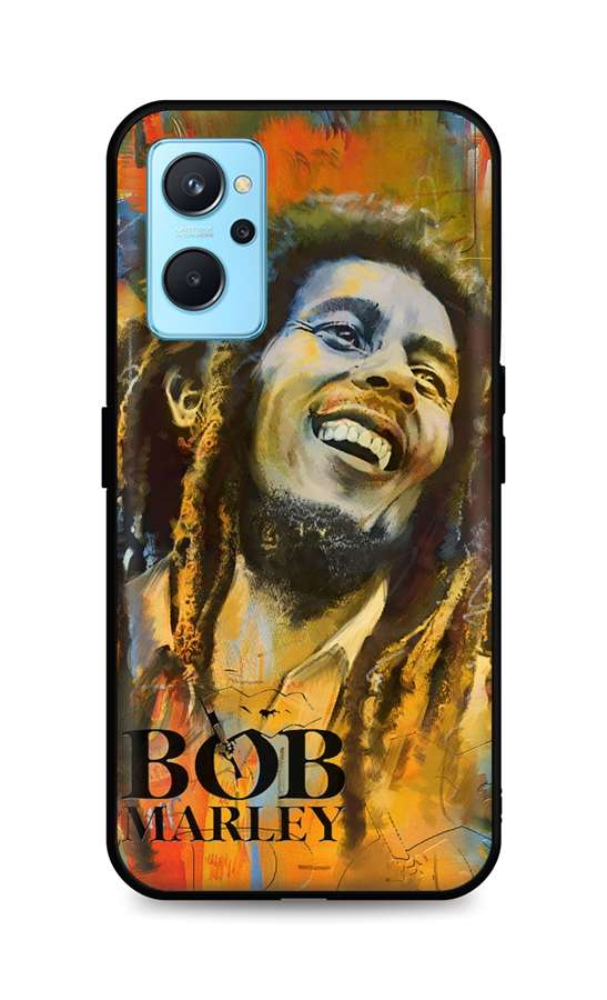 Zadní silikonový kryt TopQ DARK na mobil Realme 9i Bob Marley