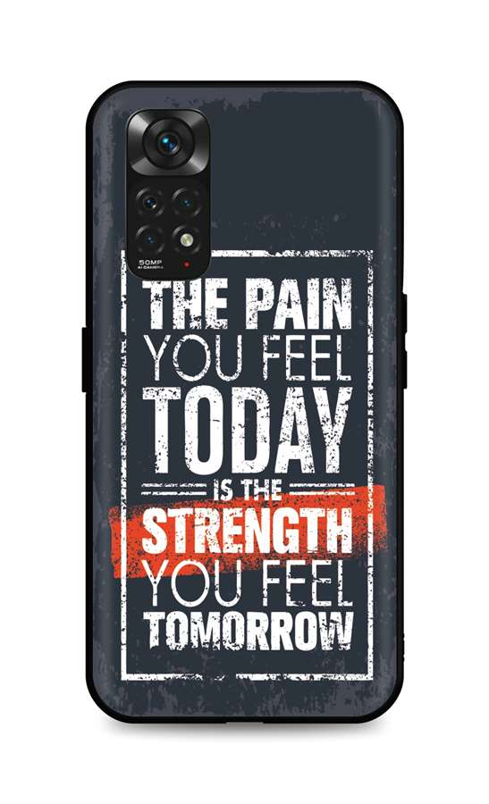 Zadní silikonový kryt TopQ DARK na mobil Xiaomi Redmi Note 11 Strength