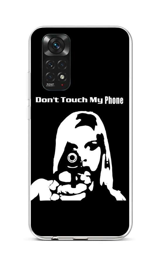 Zadní silikonový kryt TopQ na mobil Xiaomi Redmi Note 11 Don't Touch Gun