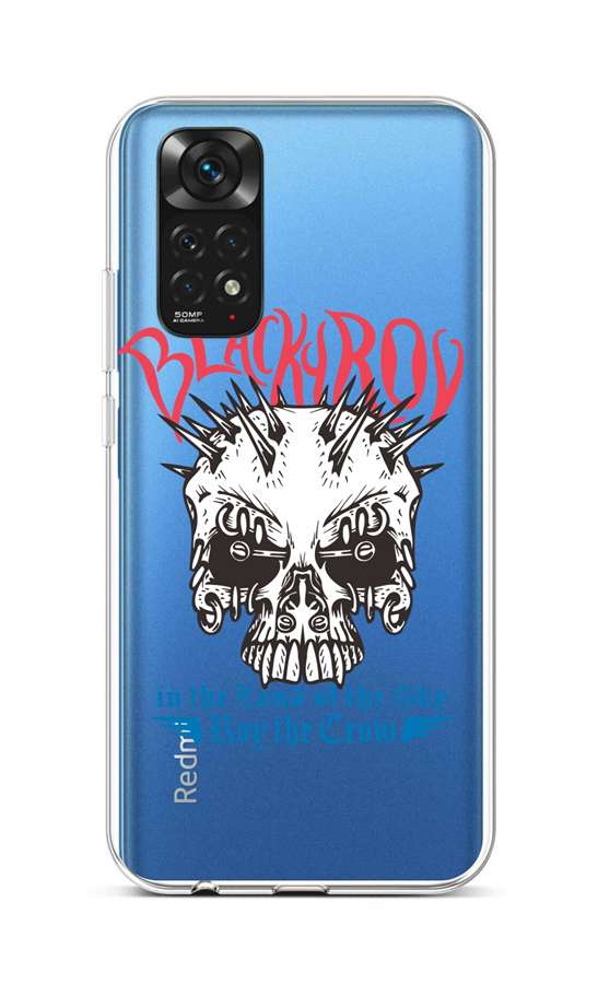 Zadní silikonový kryt TopQ na mobil Xiaomi Redmi Note 11 Black Roy