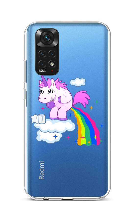 Zadní silikonový kryt TopQ na mobil Xiaomi Redmi Note 11 Rainbow Disaster