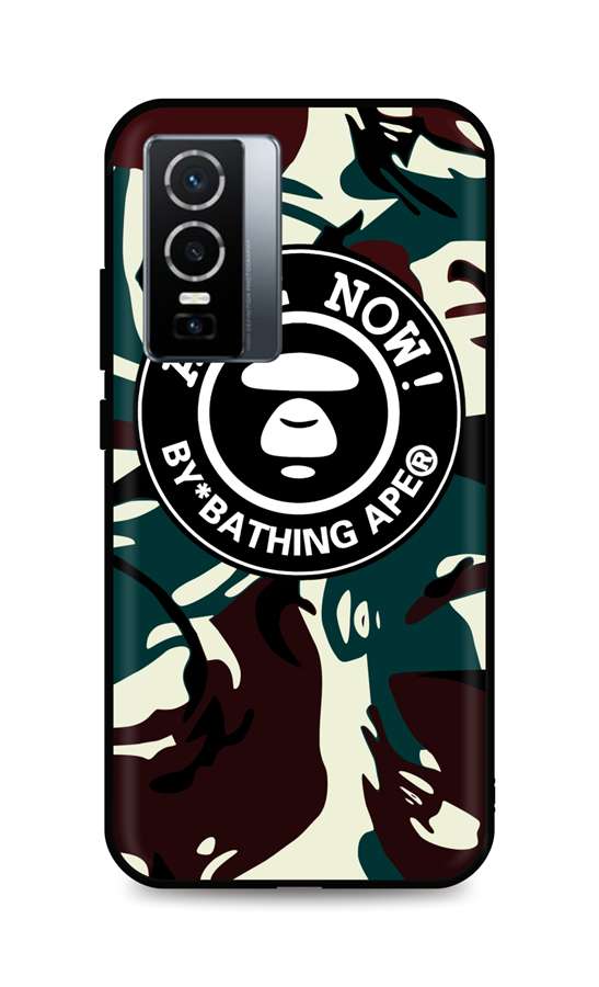 Zadní 3D silikonový kryt TopQ na mobil Vivo Y76 5G Army