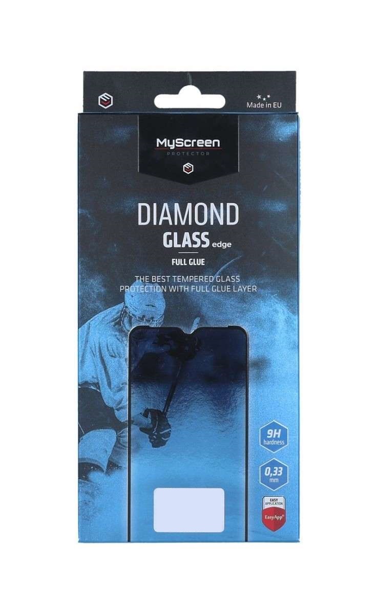 Tvrzené sklo MyScreen na mobil Samsung A73 5G DIAMOND FullGlue černé