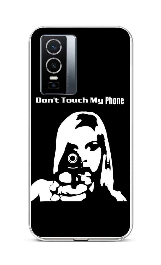 Zadní silikonový kryt TopQ na mobil Vivo Y76 5G Don't Touch Gun