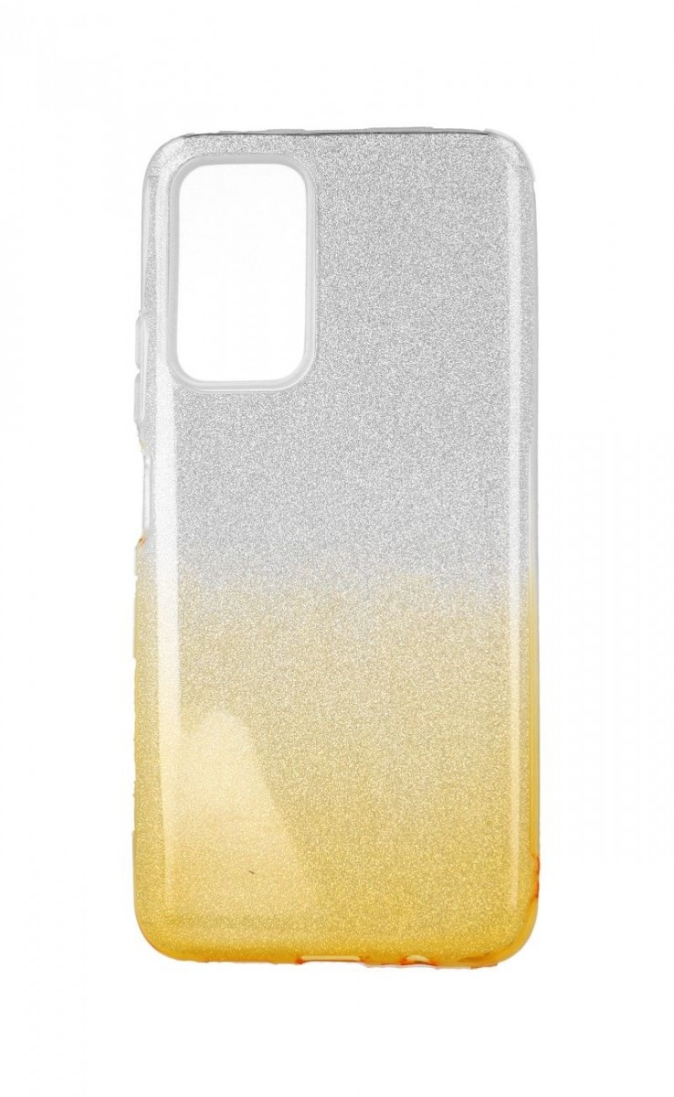 Zadní pevný kryt TopQ na mobil Xiaomi Redmi Note 11 Pro+ 5G glitter stříbrno-oranžový