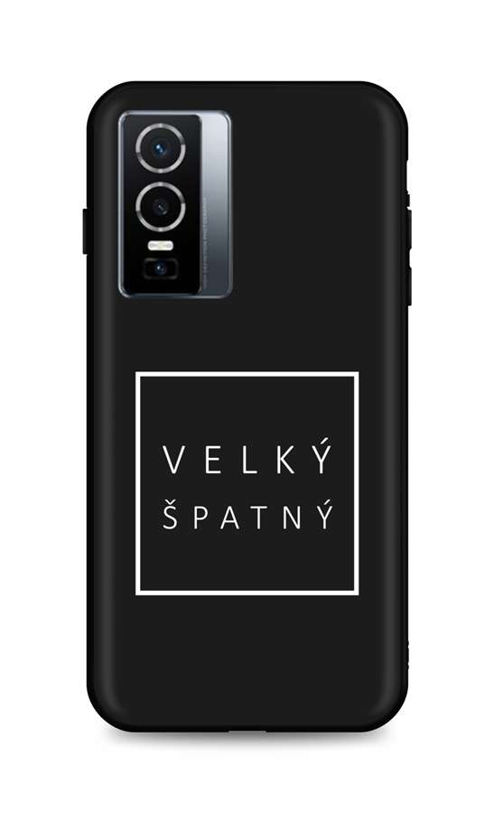 Zadní silikonový kryt TopQ DARK na mobil Vivo Y76 5G Velký špatný