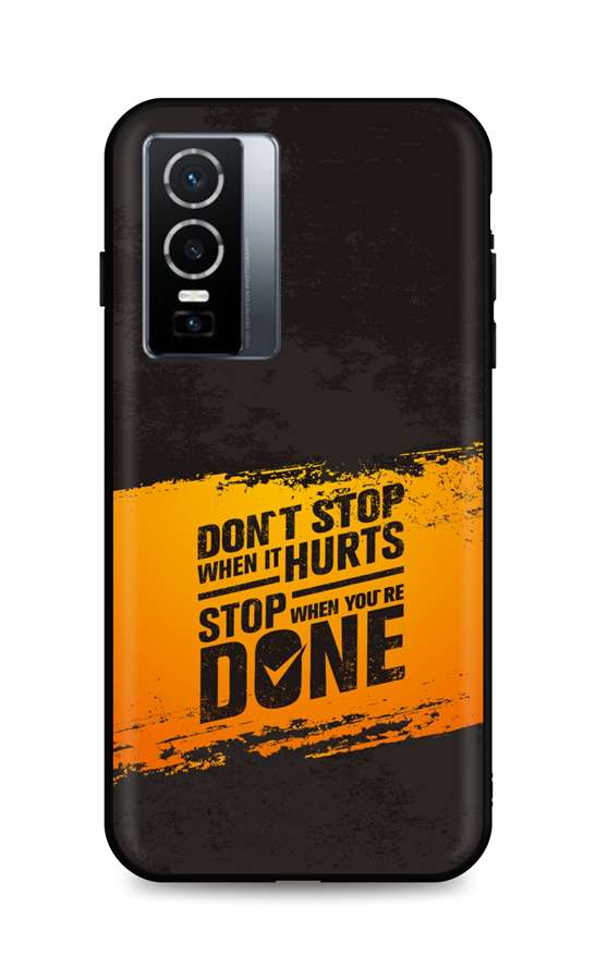 Zadní silikonový kryt TopQ DARK na mobil Vivo Y76 5G Don´t Stop
