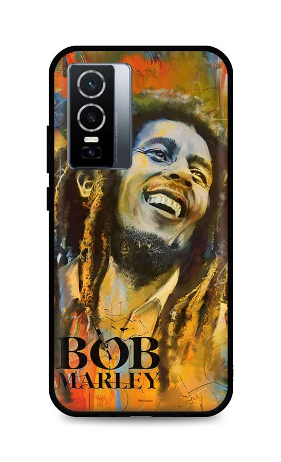 Zadní silikonový kryt TopQ DARK na mobil Vivo Y76 5G Bob Marley