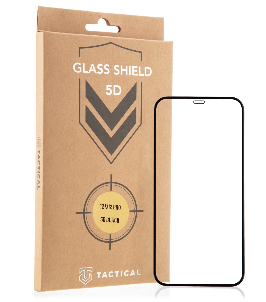Tactical Glass Shield 5D sklo pro Apple iPhone 12/12 Pro Black