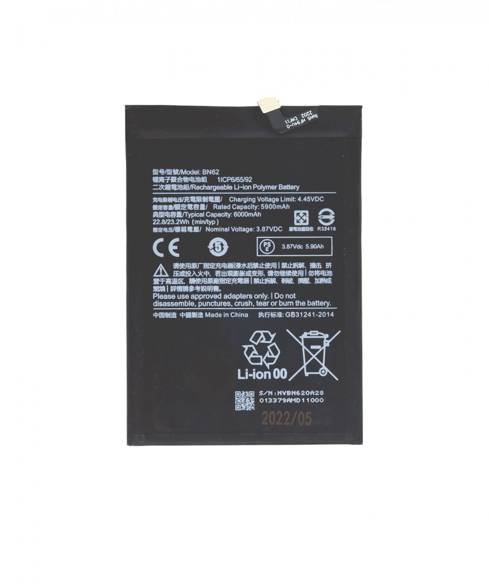 BN62 Xiaomi Baterie 6000mAh (OEM)