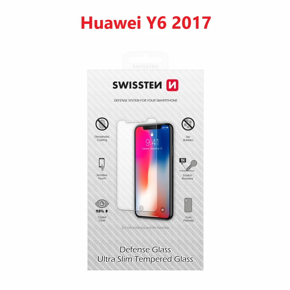 Tvrzené sklo Swissten huawei y6 2017