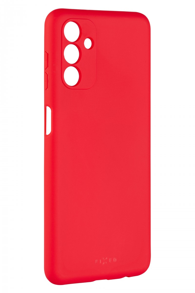Zadní pogumovaný kryt FIXED Story pro Samsung Galaxy A13 5G, červený