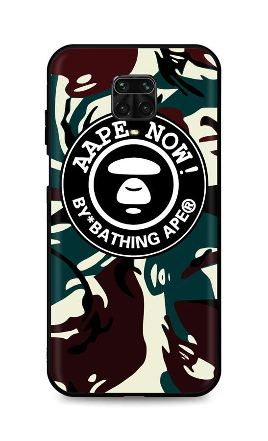 Zadní 3D silikonový kryt na mobil Xiaomi Redmi Note 9 Pro Army